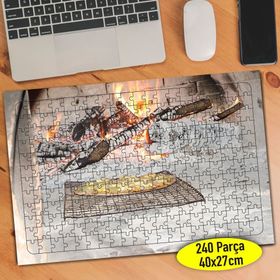 108916573 Taş Fırında Pizza Fast Food 240 Parça Puzzle Yapboz