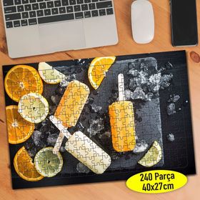 109028995 Portakal ve Limonlu Dondurma 240 Parça Puzzle Yapboz