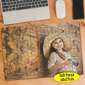 109332741 Fotoğrafçı Minik Kız 240 Parça Puzzle Yapboz