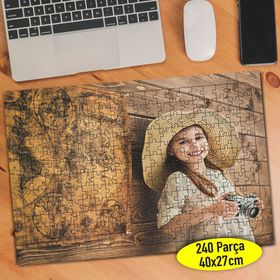 109332741 Fotoğrafçı Minik Kız 240 Parça Puzzle Yapboz