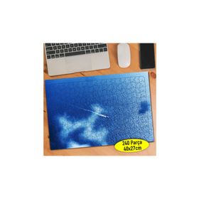 109699897 Mavi Denizde Tekne Manzara 240 Parça Puzzle Yapboz