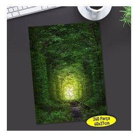 109944244 Ukrayna Yeşil Yol Manzarası 240 Parça Puzzle Yapboz