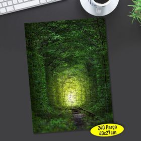 109944244 Ukrayna Yeşil Yol Manzarası 240 Parça Puzzle Yapboz