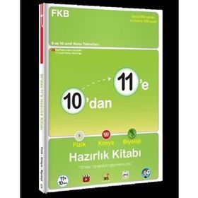 10'dan 11'e Fizik Kimya Biyoloji Hazırlık Kitabı-Tonguç Yayınları