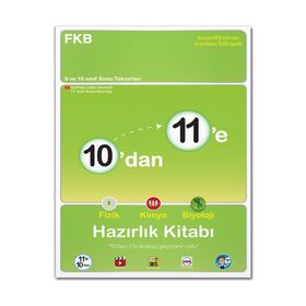 10'dan 11'e Fizik Kimya Biyoloji Hazırlık Kitabı-Tonguç Yayınları