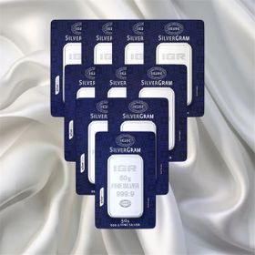 10X50 gr Külçe Gümüş