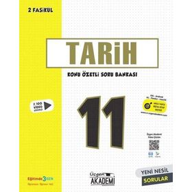 11. Sınıf 2 Fasikül Tarih - Konu Özetli Soru Bankası