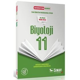 11. Sınıf Akordiyon Serisi Biyoloji Aç Konu Katla Soru Sınav Dergisi Yayınları