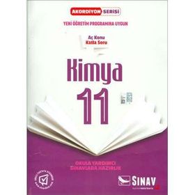 11. Sınıf Akordiyon Serisi Kimya Aç Konu Katla Soru Sınav Dergisi Yayınları