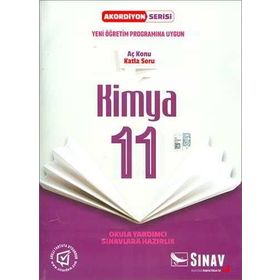 11. Sınıf Akordiyon Serisi Kimya Aç Konu Katla Soru Sınav Dergisi Yayınları