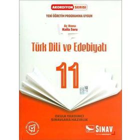 11. Sınıf Akordiyon Serisi Türk Dili Ve Edebiyatı Aç Konu Katla Soru Sınav Dergisi Yayınları