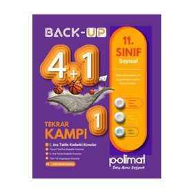 11. Sınıf Back Up 4+1 Kamp Kitabı Sayısal Polimat Yayınları
