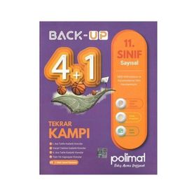 11. Sınıf Back Up 4+1 Kamp Kitabı Sayısal Polimat Yayınları