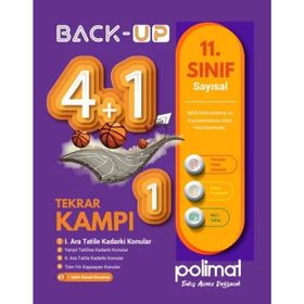 11. Sınıf Back Up 4+1 Kamp Kitabı Sayısal Polimat Yayınları