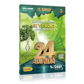 11. Sınıf Biyoloji 24 Adımda Özel Konu Anlatımlı Soru Bankası Sınav Yayınları