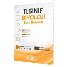 11. Sınıf Biyoloji Biyotik Soru Bankası Biyotik Yayınları