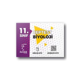 11. Sınıf Biyoloji Cep Test - Karekök Yayınları