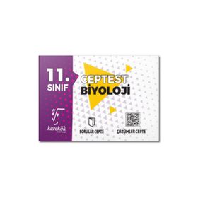 11. Sınıf Biyoloji Cep Test - Karekök Yayınları