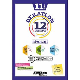 11. Sınıf Biyoloji Dekatlon 12 Deneme-Ankara Yayınları