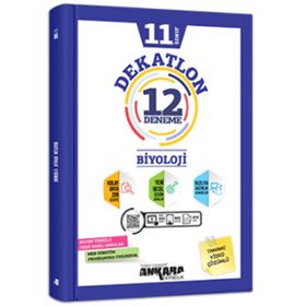 11. Sınıf Biyoloji Dekatlon 12 Deneme-Ankara Yayınları