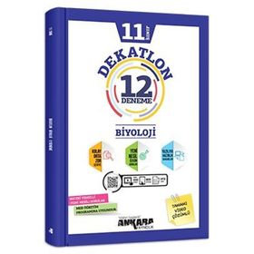 11. Sınıf Biyoloji Dekatlon 12 Deneme-Ankara Yayınları
