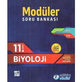 11.Sınıf Biyoloji MSB - Eğitim Vadisi Yayınları