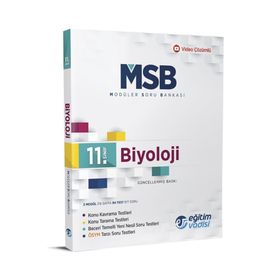 11.Sınıf Biyoloji MSB - Eğitim Vadisi Yayınları