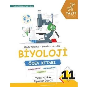 11.Sınıf Biyoloji Ödev Kitabı Yazıt Yayınları