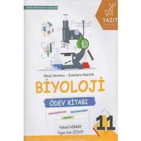 11.Sınıf Biyoloji Ödev Kitabı Yazıt Yayınları