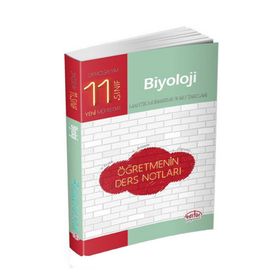 11.Sınıf Biyoloji Öğretmenin Ders Notları Editör Yayınevi