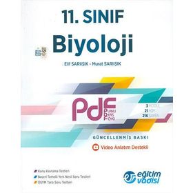 11.sınıf Biyoloji Planlı Ders Föyü Pdf-Eğitim Vadisi Yayınları