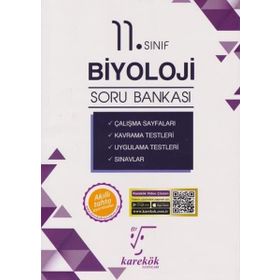 11.Sınıf Biyoloji Soru Bankası Karekök Yayınları