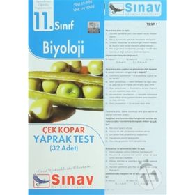 11. Sınıf Biyoloji Yaprak Test-Sınav Yayınları