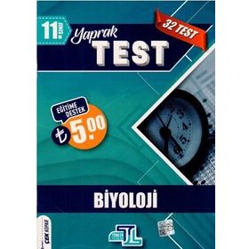 11. Sınıf Biyoloji Yaprak Test-Tümler Yayınları