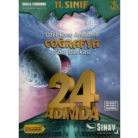 11. Sınıf Coğrafya 24 Adımda Özel Konu Anlatımlı Soru Bankası / Komisyon / Sınav Dergisi Yayınları