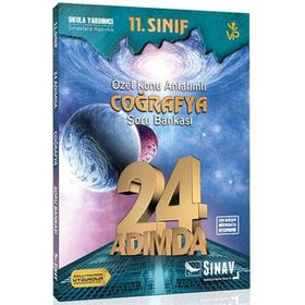 11. Sınıf Coğrafya 24 Adımda Özel Konu Anlatımlı Soru Bankası / Komisyon / Sınav Dergisi Yayınları