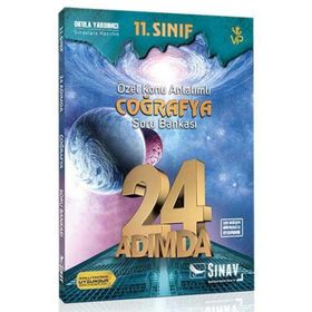 11. Sınıf Coğrafya 24 Adımda Özel Konu Anlatımlı Soru Bankası Sınav Yayınları