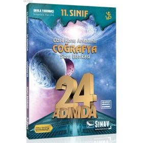 11. Sınıf Coğrafya 24 Adımda Özel Konu Anlatımlı Soru Bankası Sınav Yayınları