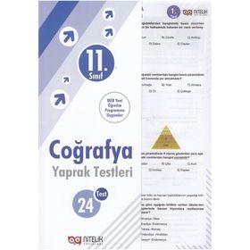 11. Sınıf Coğrafya 24 Yaprak Test Nitelik Yayınları