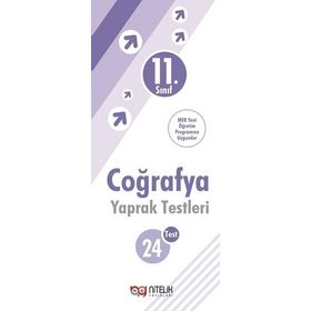 11. Sınıf Coğrafya 24 Yaprak Test Nitelik Yayınları
