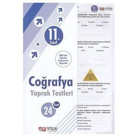 11. Sınıf Coğrafya 24 Yaprak Test Nitelik Yayınları