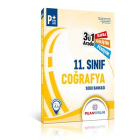 11. Sınıf Coğrafya 3'ü 1 Arada Soru Bankası Puan Yayınları