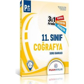11. Sınıf Coğrafya 3'ü 1 Arada Soru Bankası Puan Yayınları