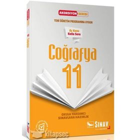 11. Sınıf Coğrafya Akordiyon Serisi Fırsat Seti-Sınav Yayınları