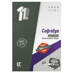 11. Sınıf Coğrafya Beceri Odaklı Konu Anlatım Kitabı-Doğru Cevap Yayınları