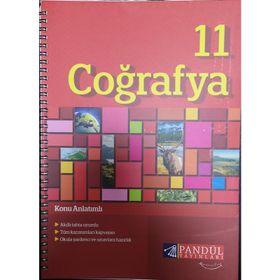 11.Sınıf Coğrafya Defteri - Pandül Yayınları
