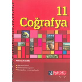 11.Sınıf Coğrafya Defteri - Pandül Yayınları