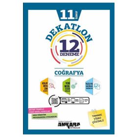 11. Sınıf Coğrafya Dekatlon 12 Deneme-Ankara Yayınları