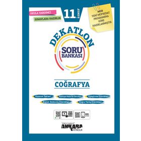 11. Sınıf Coğrafya Dekatlon Soru Bankası Ankara Yayıncılık