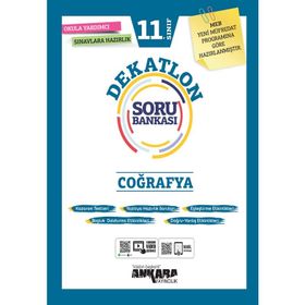 11. Sınıf Coğrafya Dekatlon Soru Bankası - Ankara Yayınları